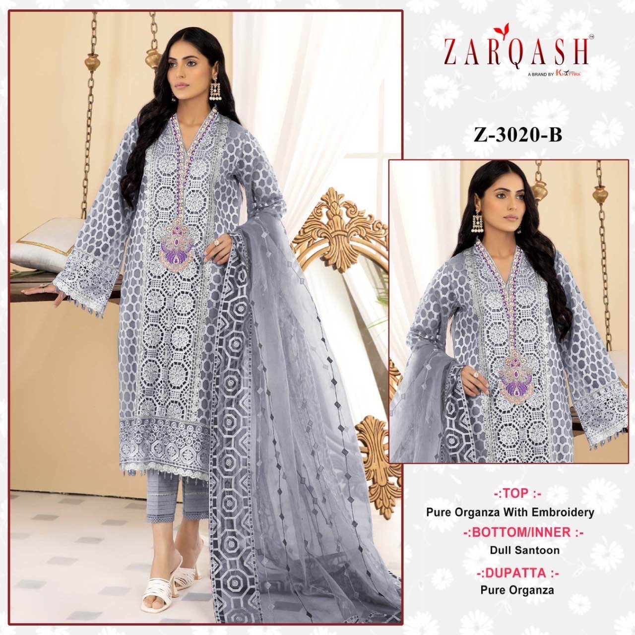 Zarqash Suits Z-3020-B