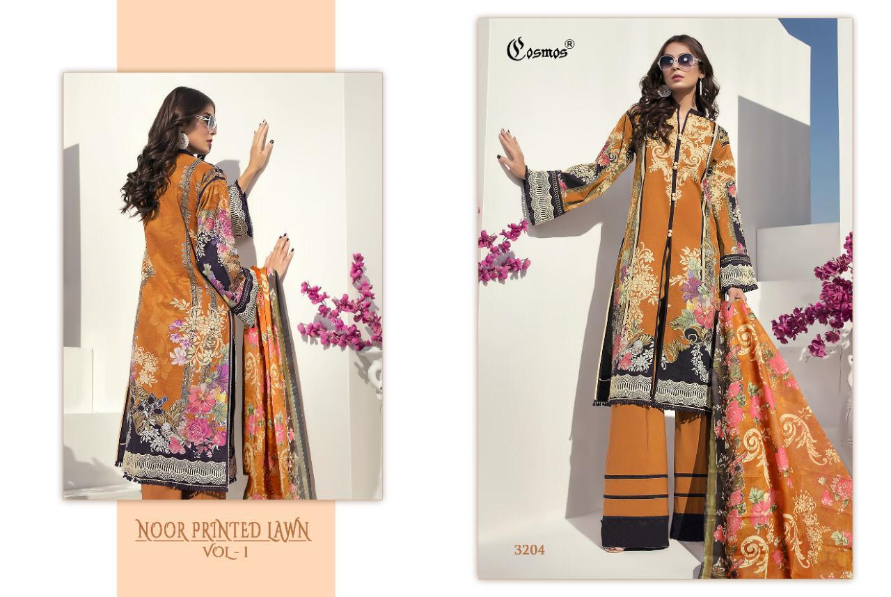 Cosmos Fashion Noor Printed Lawn 3204