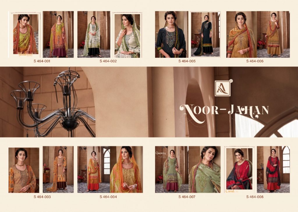 Alok Suits Noor Jahan 464-001-464-008