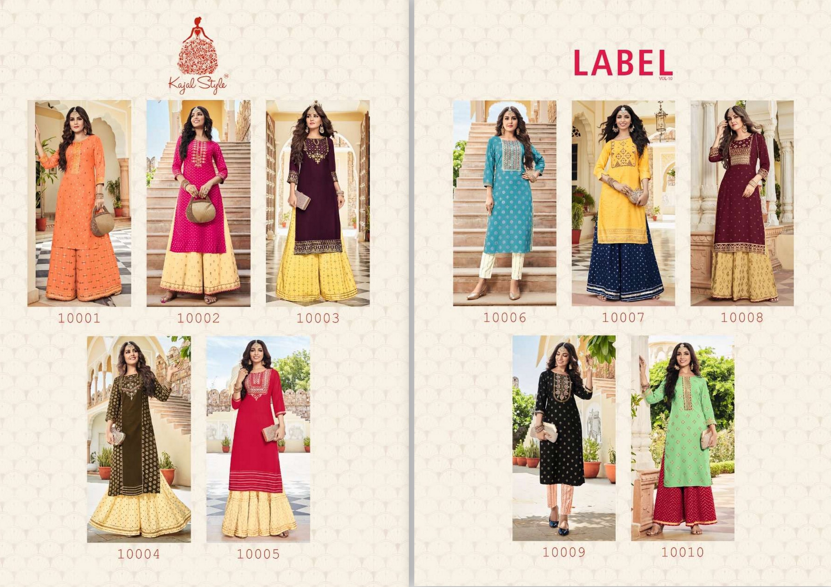 Kajal Style Fashion Label 10001-10010
