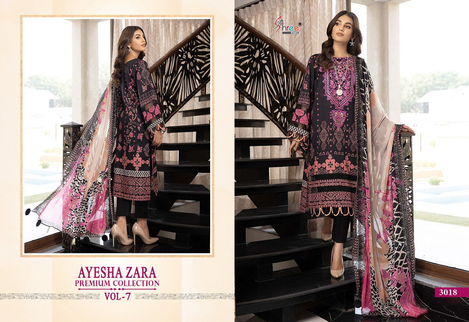 Shree Fab Ayesha Zara Premium Collection 3018