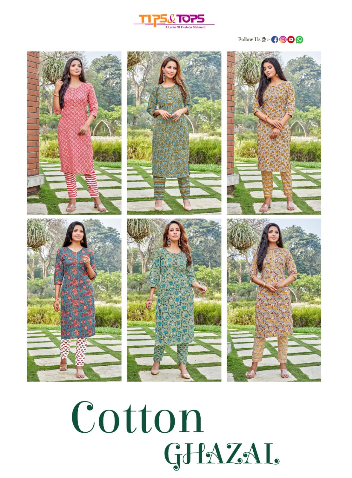 Tips And Tops Cotton Ghazal 01-06