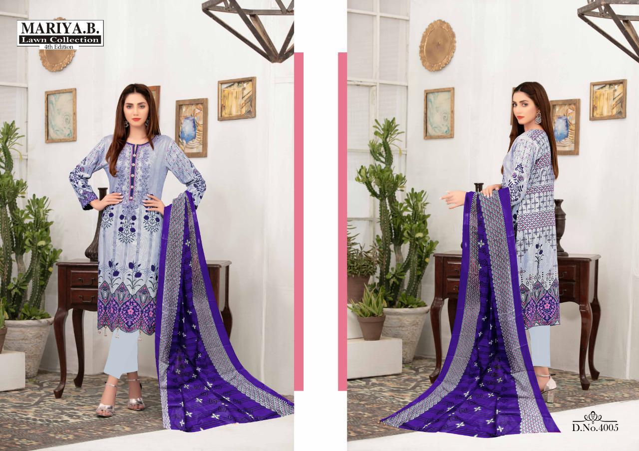 Maria B Lawn Collection  4005