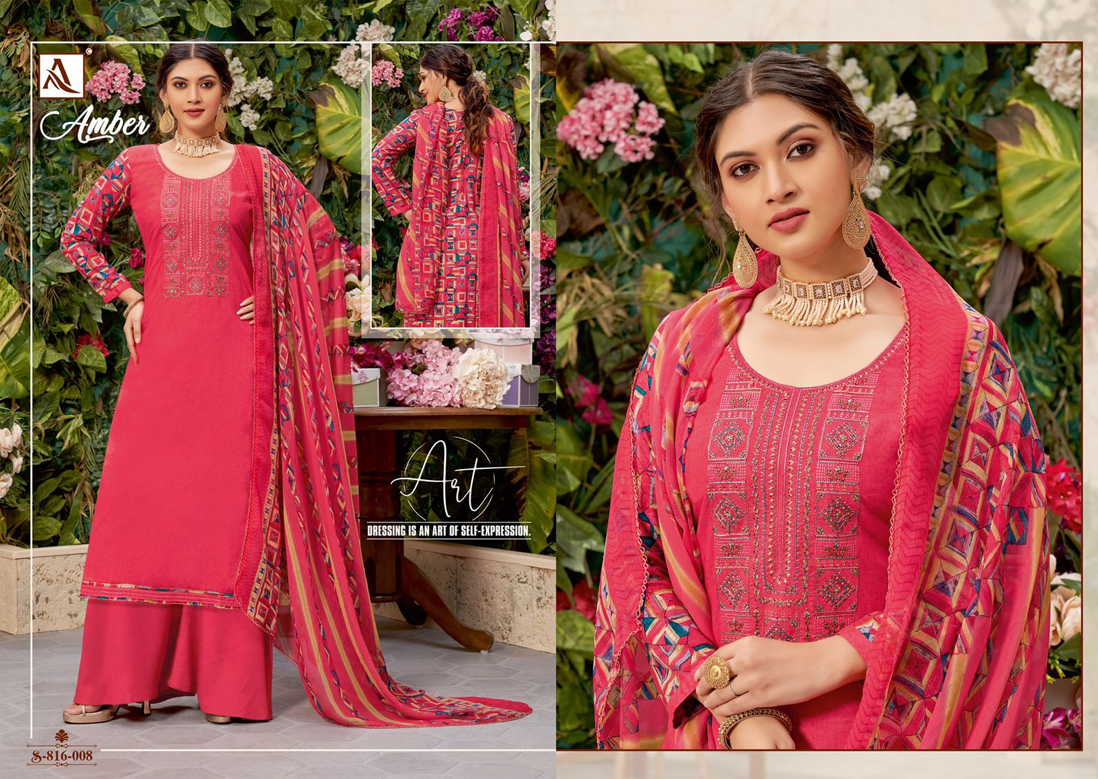 Alok Suits Amber 816-008