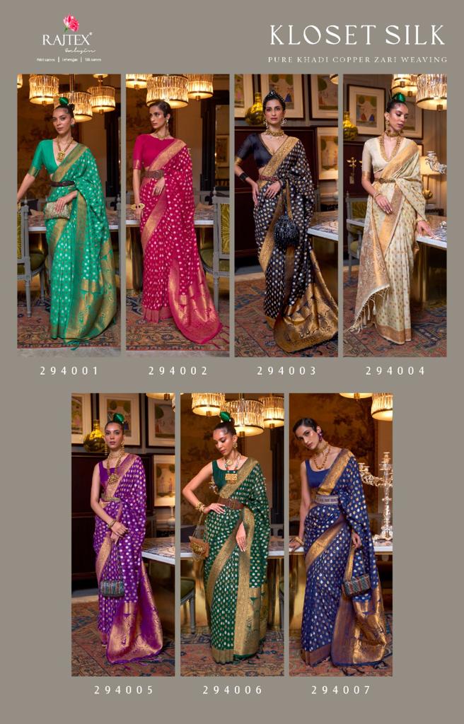 Rajtex Fabrics Kloset Silk 294001-294007