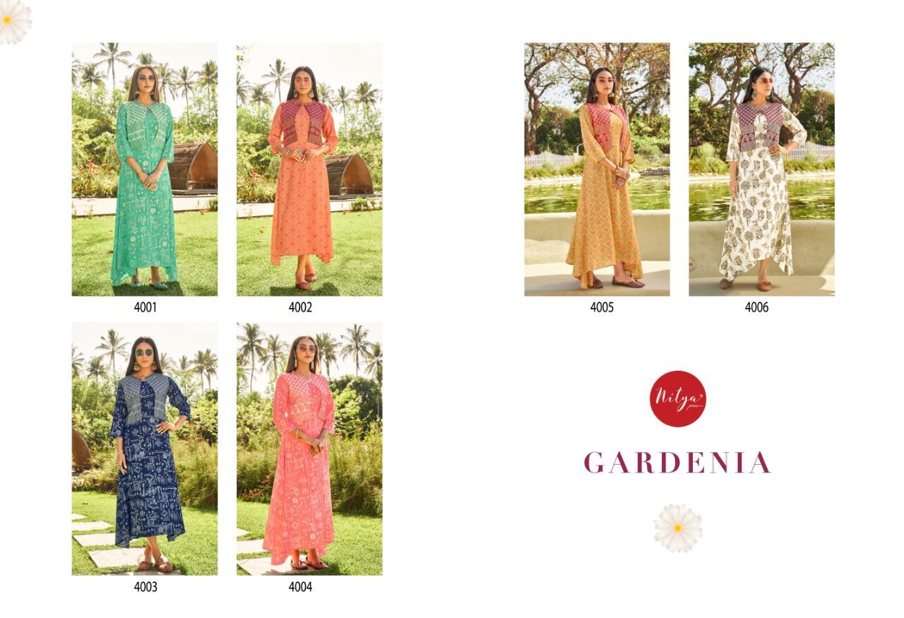 LT Fabric Nitya Gardenia 4001-4006