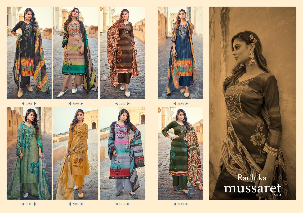 Radhika Fashion Mussaret 21001-21008