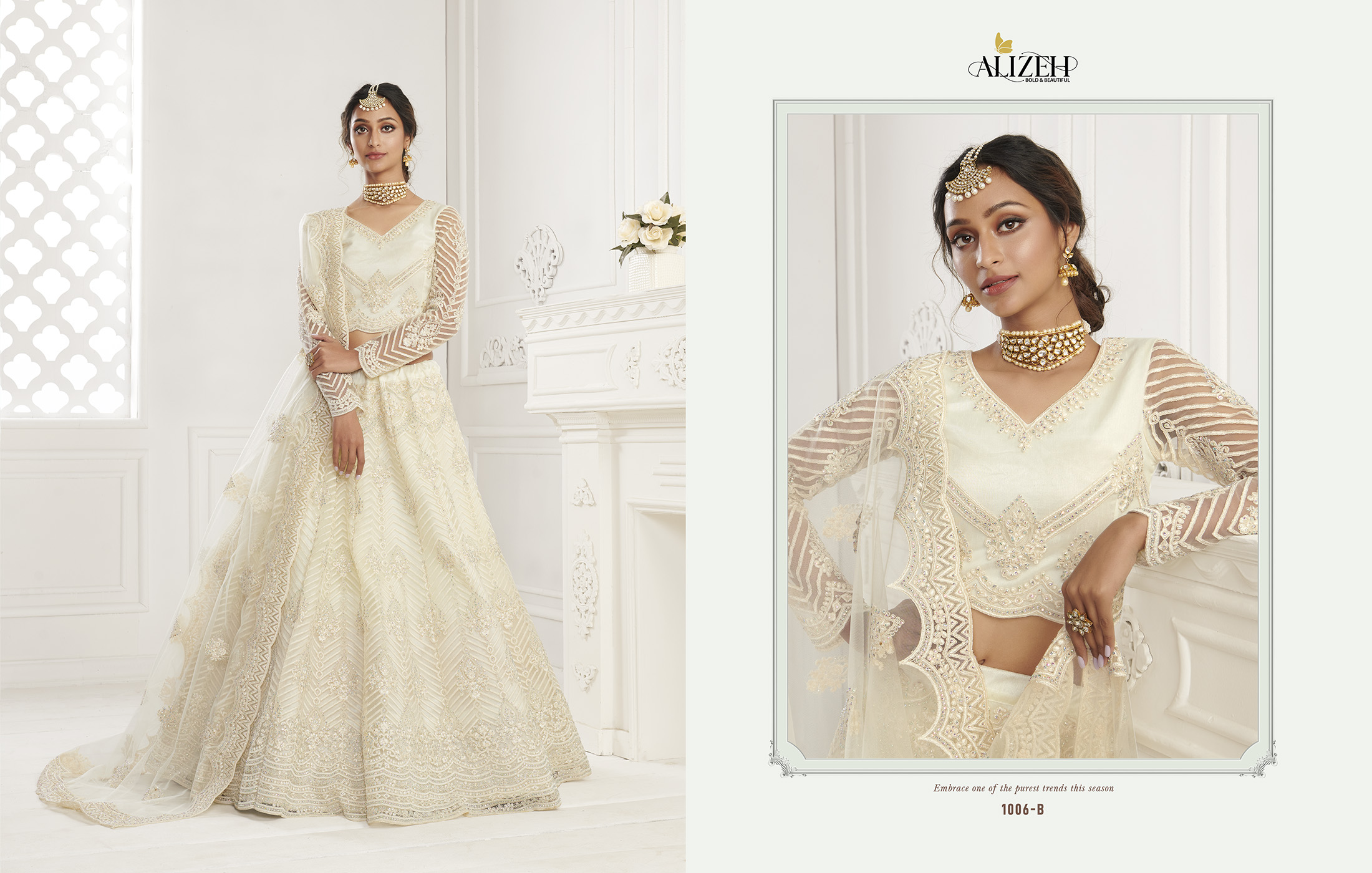 Alizeh Bridal Heritage Colour Saga 1006-B