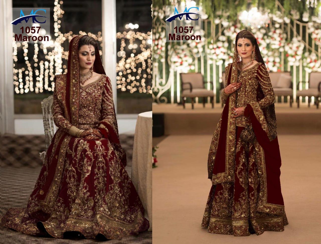 Kb Series Kb 1048 Designer Wedding Wear Velvet Lehenga Choli Exporter