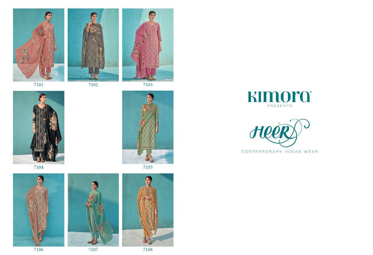 Kimora Fashion Heer Lakeer 7101-7108