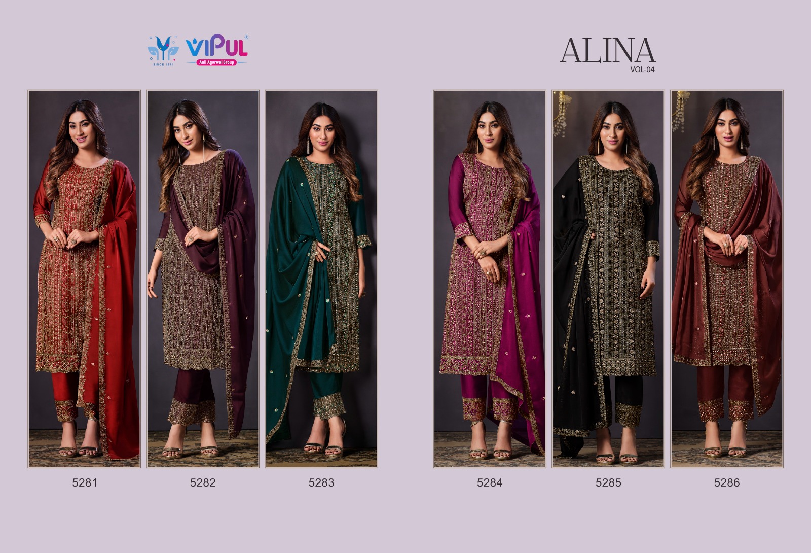 Vipul Fashion Alina 5281-5286
