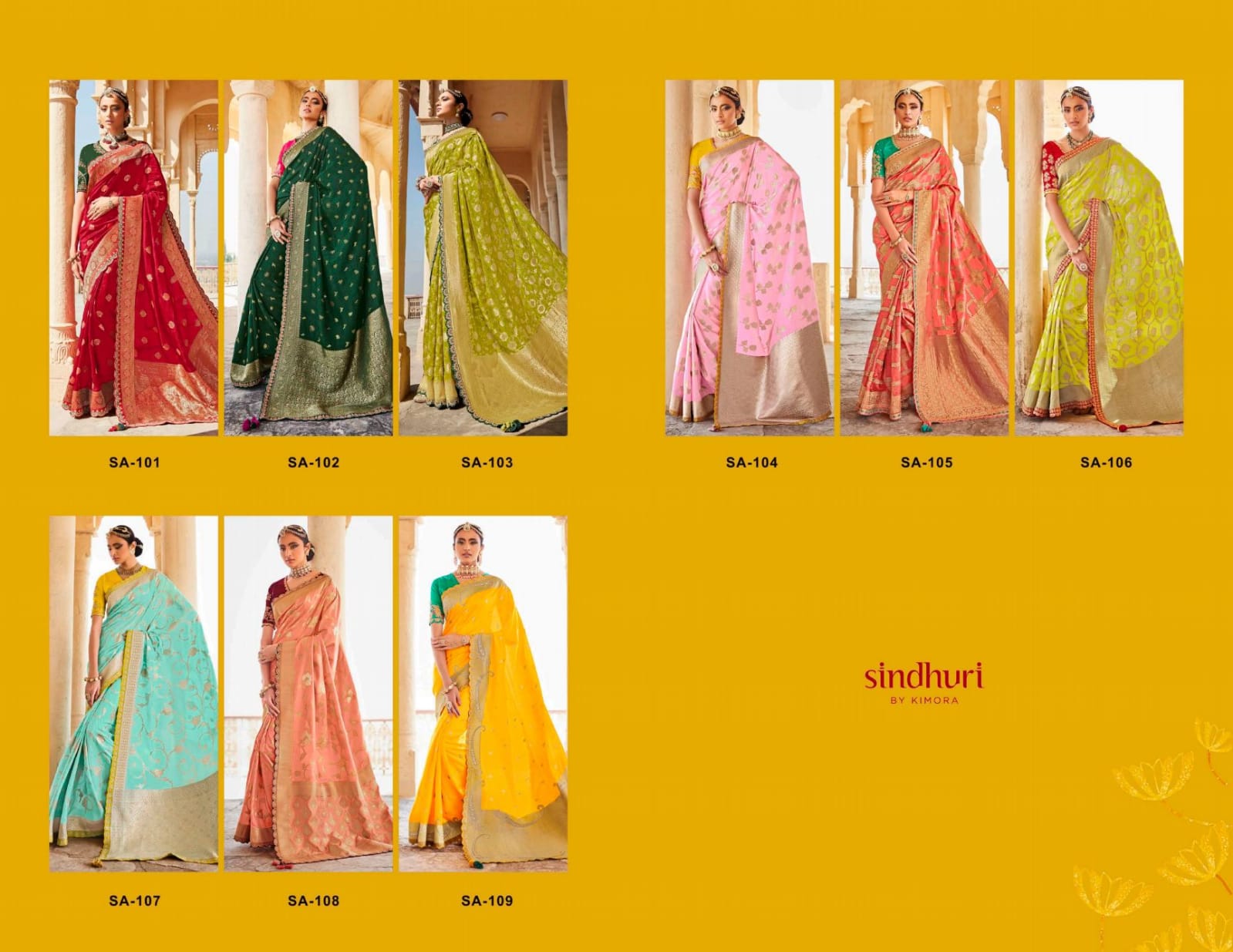 Kimora Fashion Sindhuri Rani SA-101 to SA-109