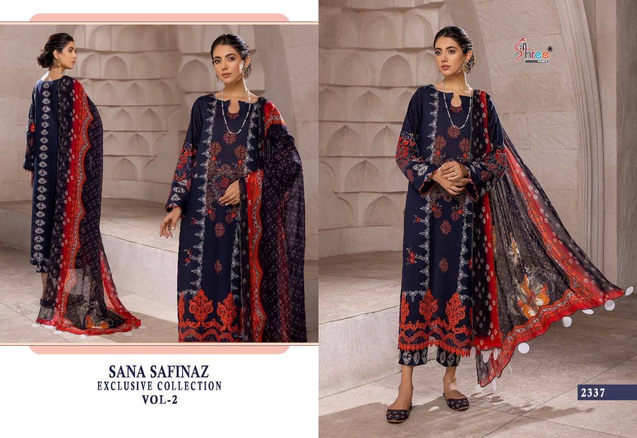 Shree Fab Sana Safinaz Exclusive Collection 2337