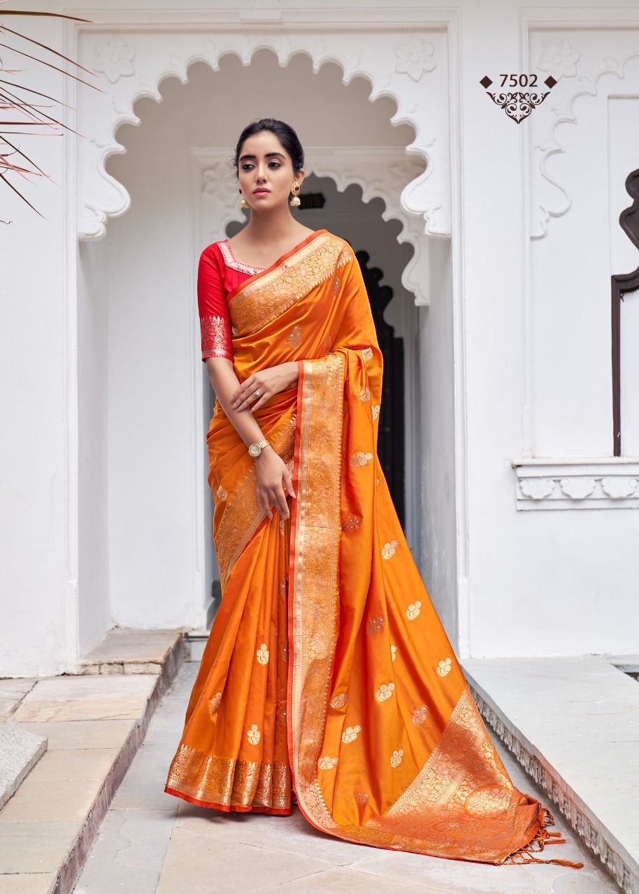 Rajyog Fabrics Ananya Silk 7502