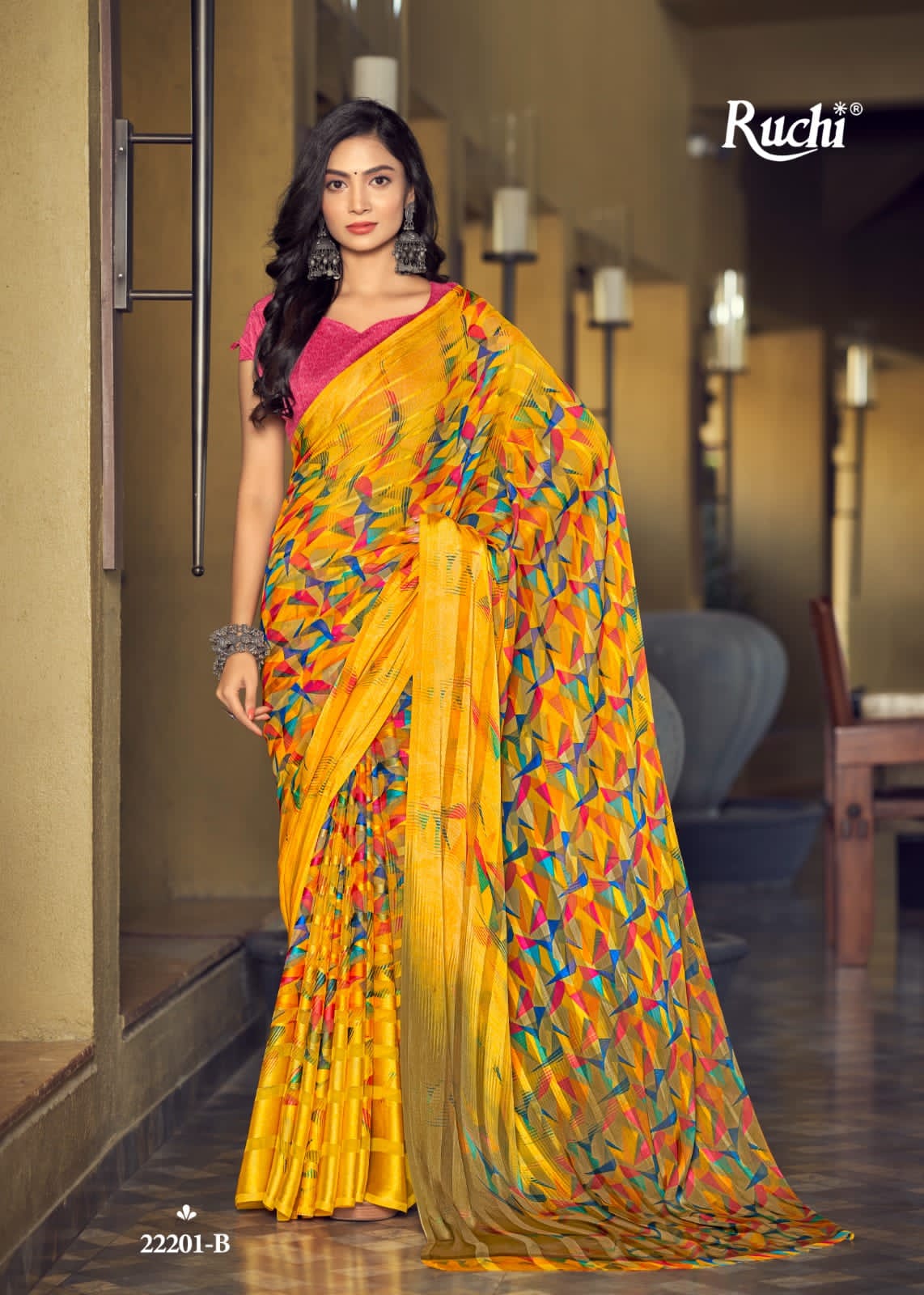 Ruchi Saree Vartika Silk 22201-B