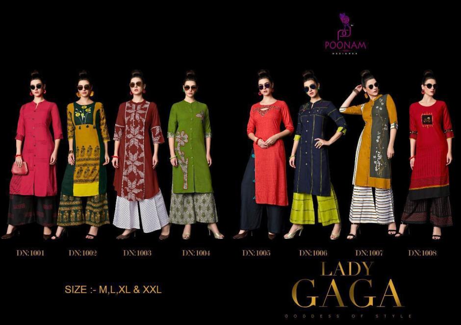 Poonam Designer Lady Gaga 1001-1008
