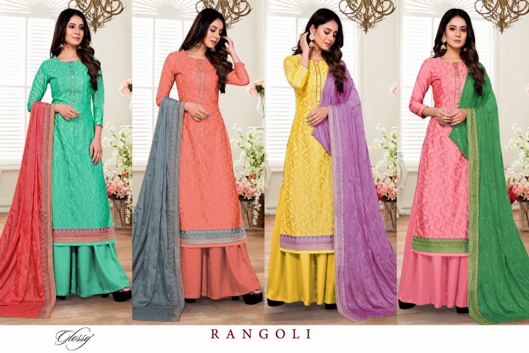 Glossy Rangoli Colors