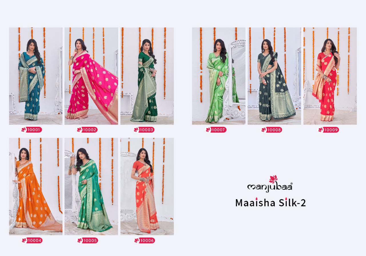 Manjubaa Maaisha Silk 10001-10009