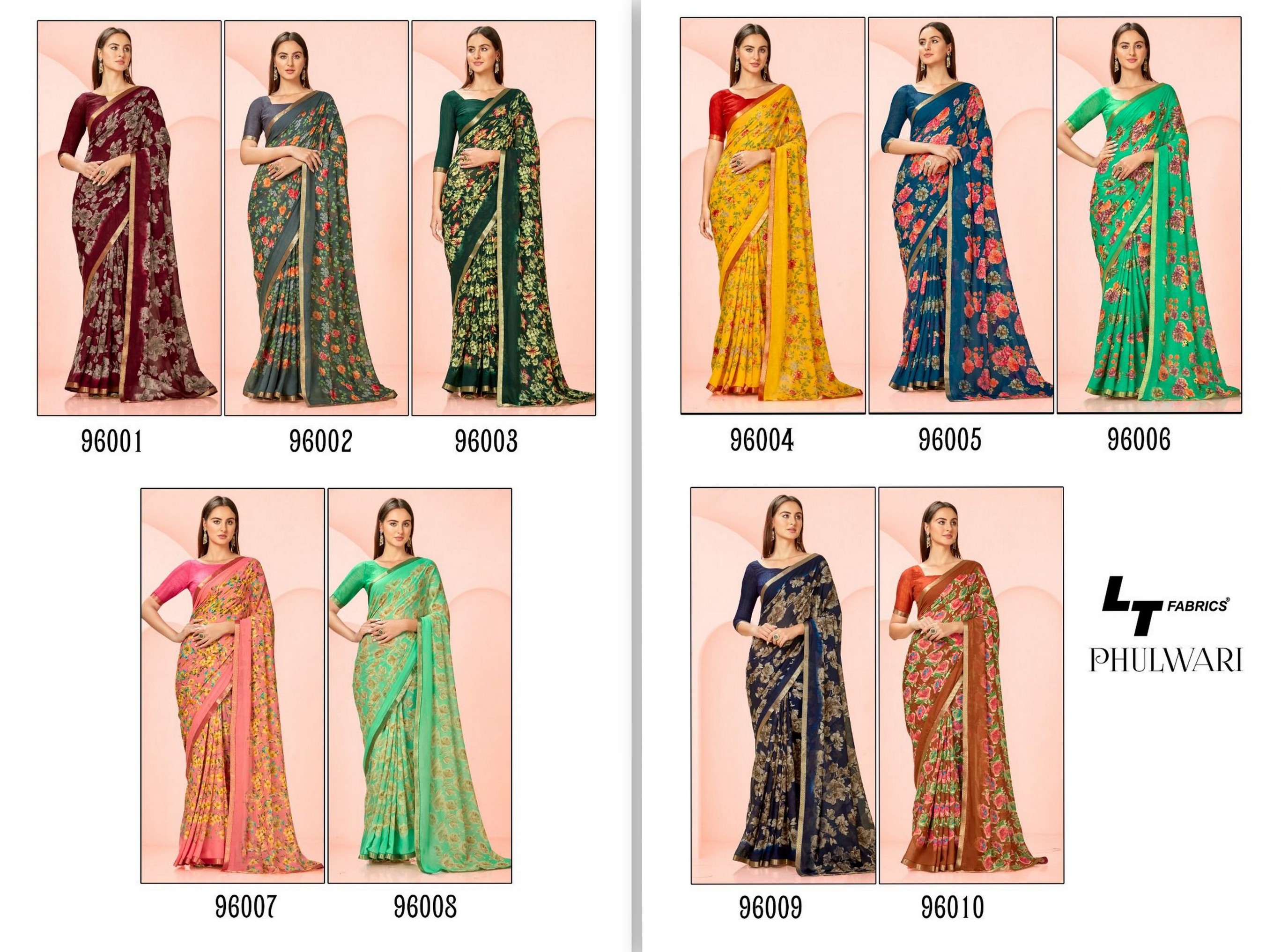LT Fabric Phulwari 96001-96010