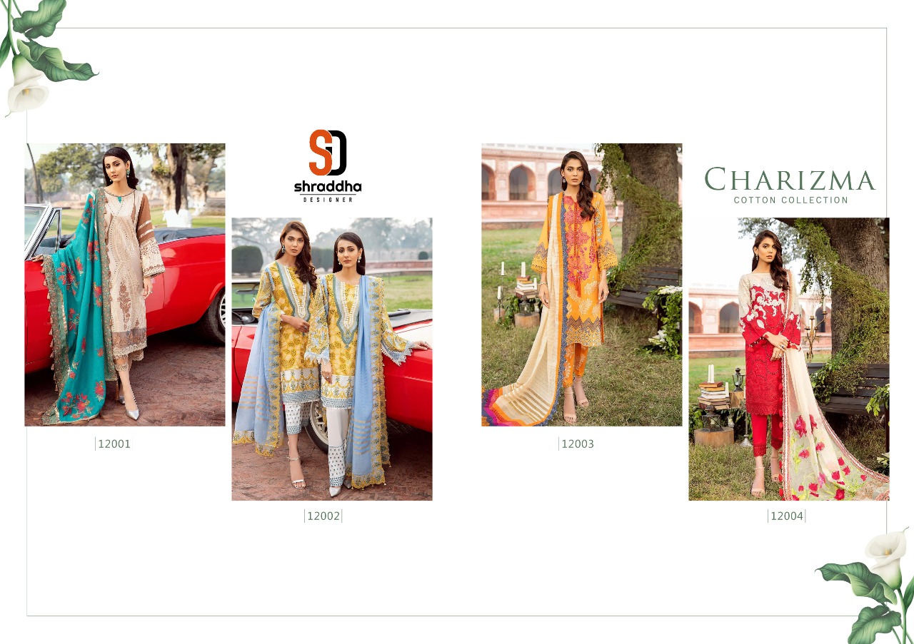 Shraddha Designer Charizma Cotton Collection 12001-12004