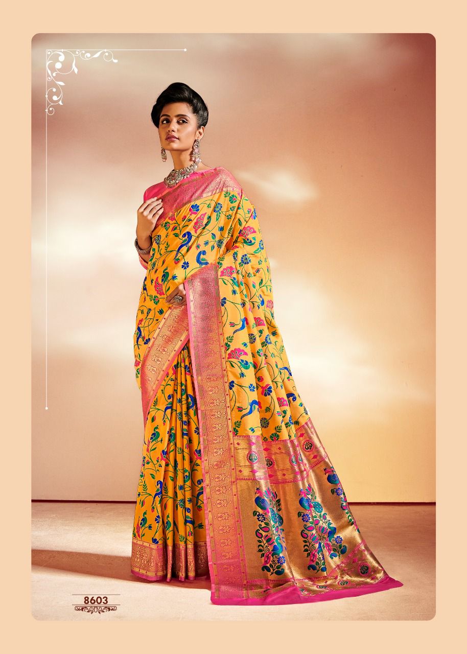 Rajyog Fabrics Aurora Silk 8603