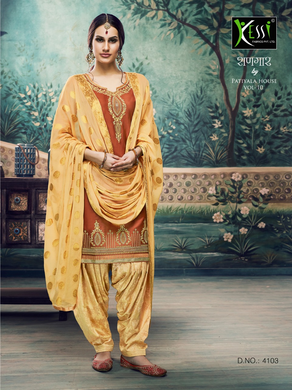 Kessi Fabrics Shangar By Patiala House 4103