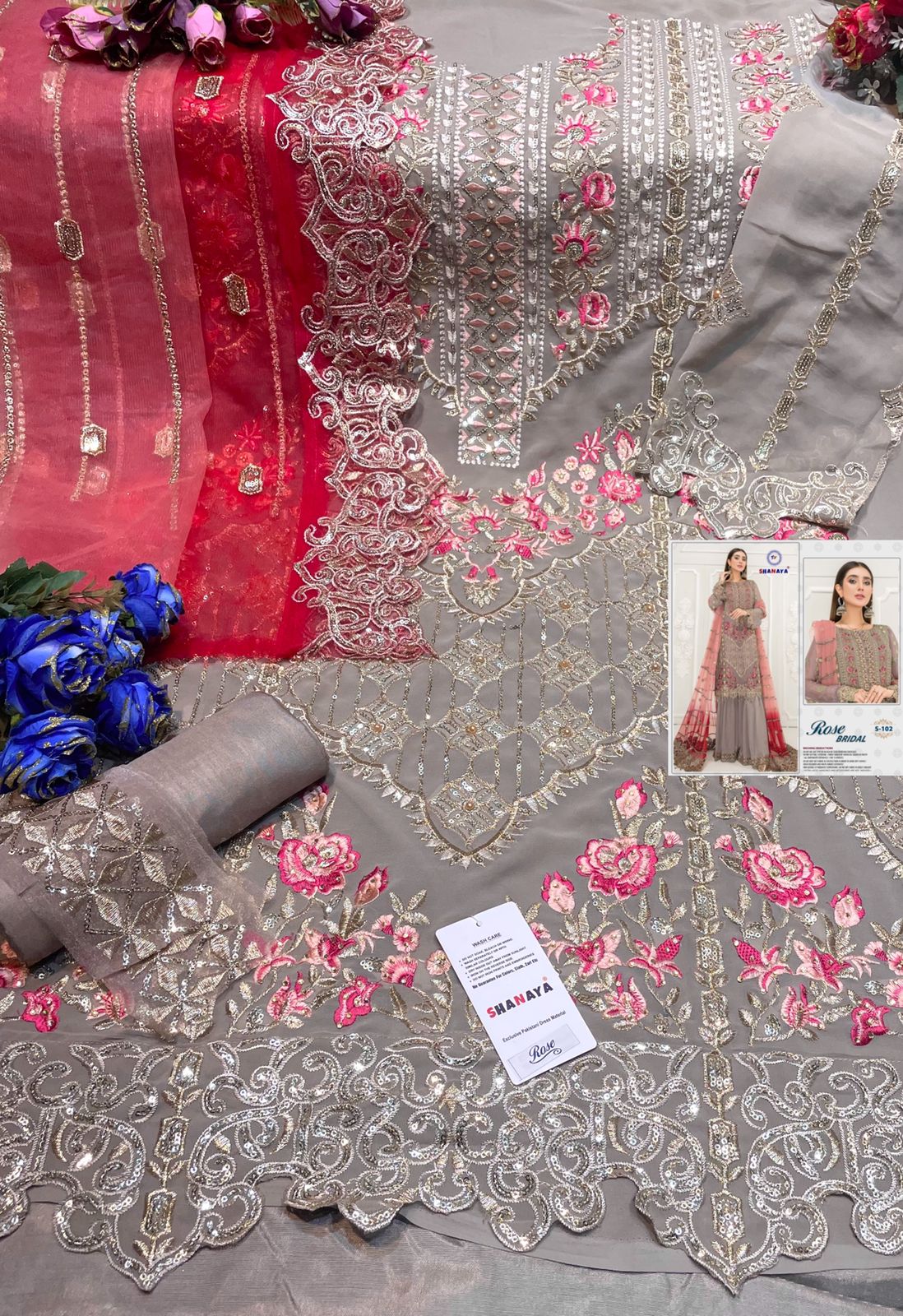 Shanaya Fashion Rose Bridal S-102