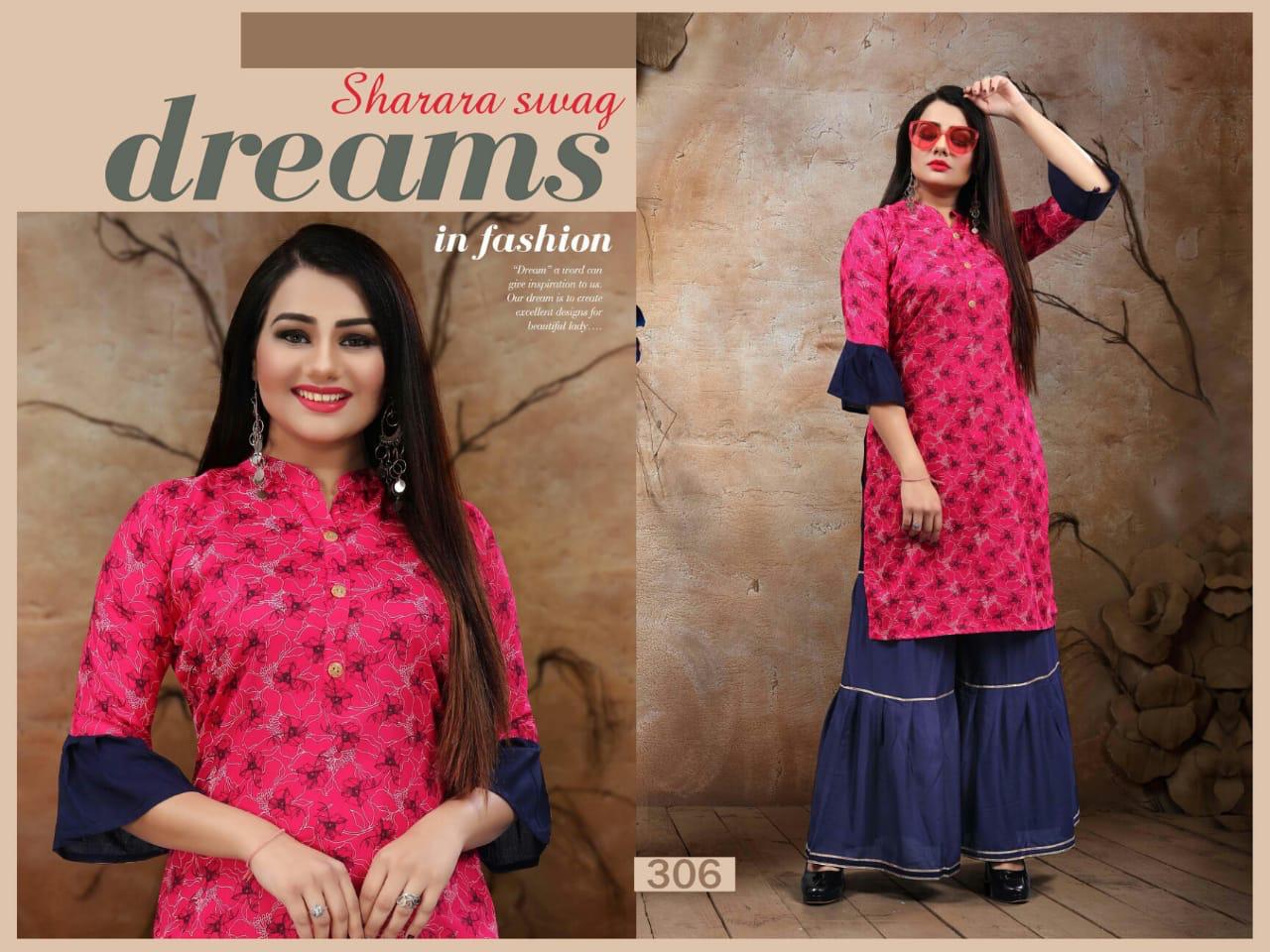 Lilly Style Of India Sharara Swag 306