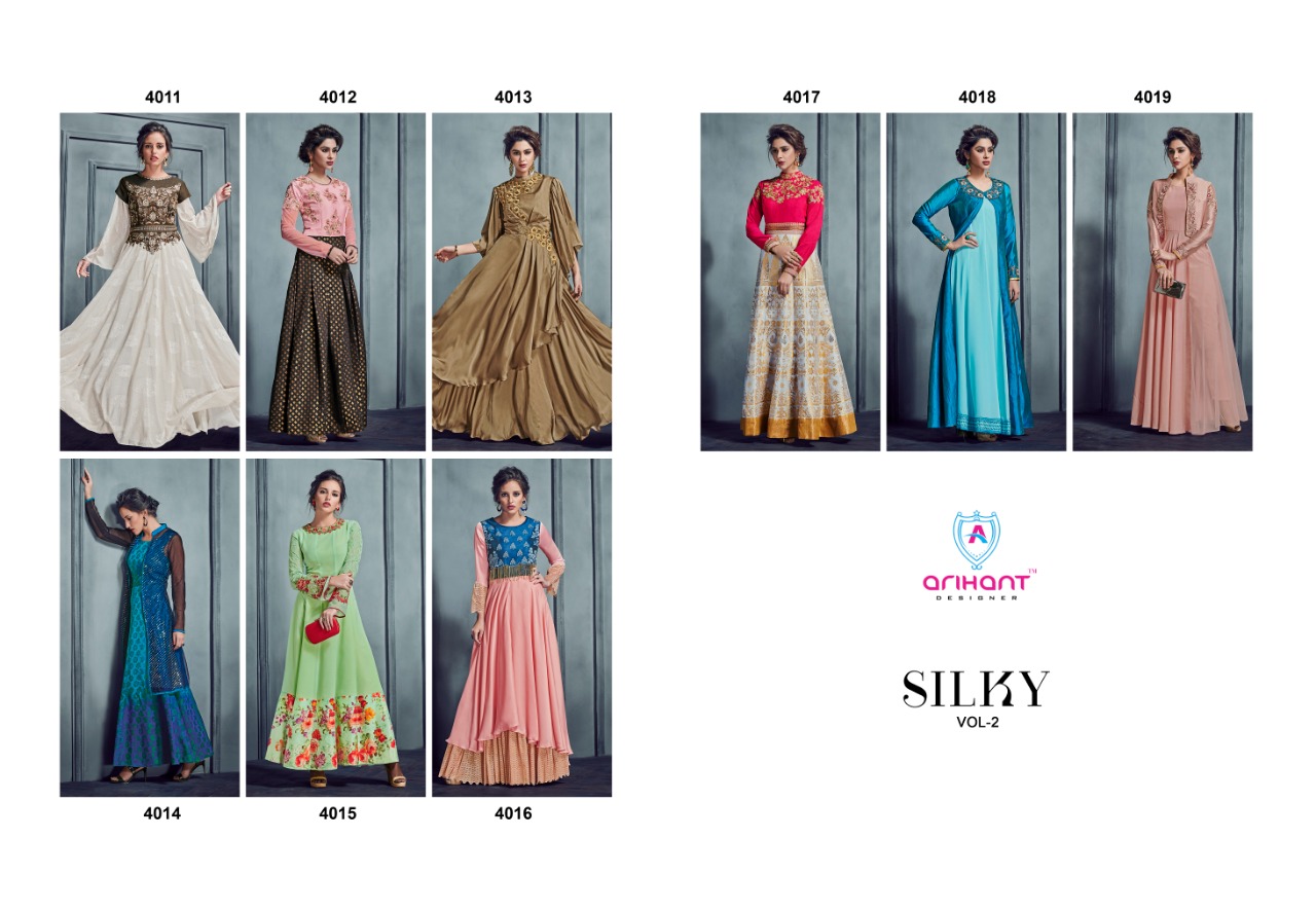 Arihant Designer Silky 4011-4019