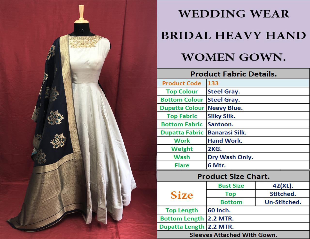 Wedding Wear Bridal Gown Collection 133