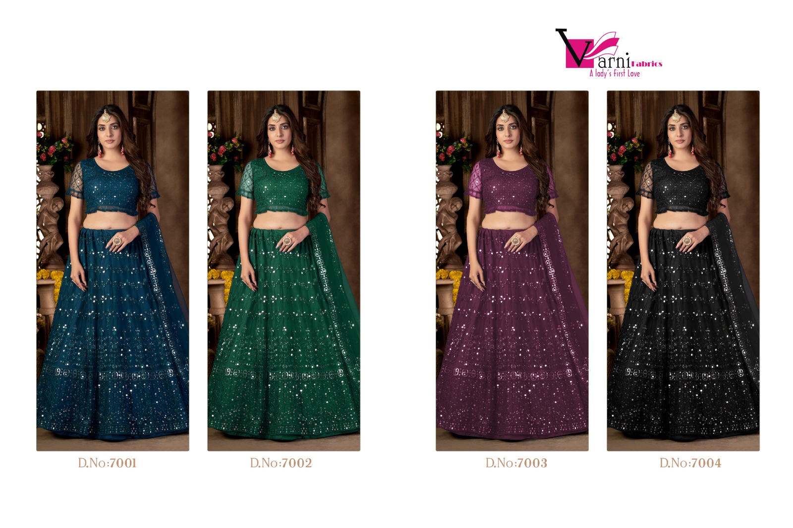 Varni Fabric Zeeya Mehak 7001-7004