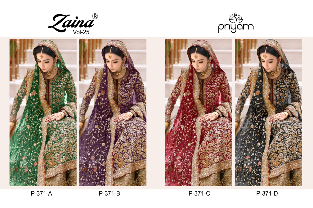 Pariyam Fashion Zaina P-371 Colors 