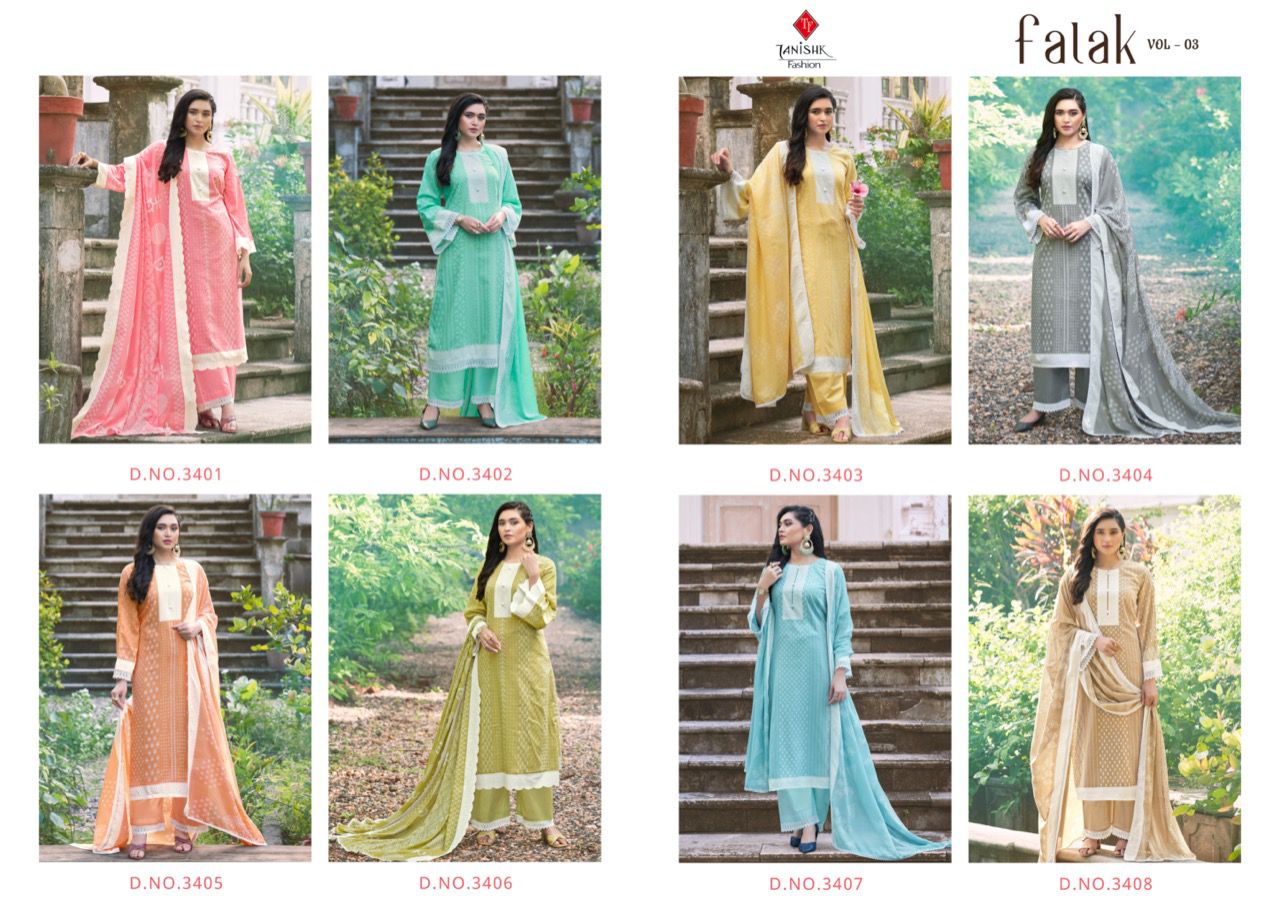 Tanishak Fashion Falak 3401-3408