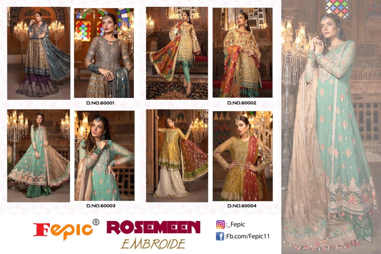 Fepic Rosemeen Embroide 60001-60004