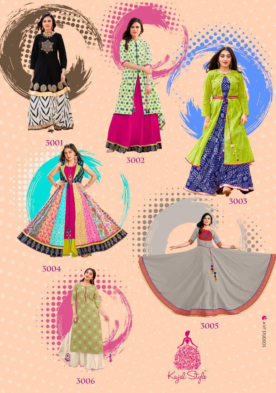 Kajal Style Fashion Lakme 3001-3006