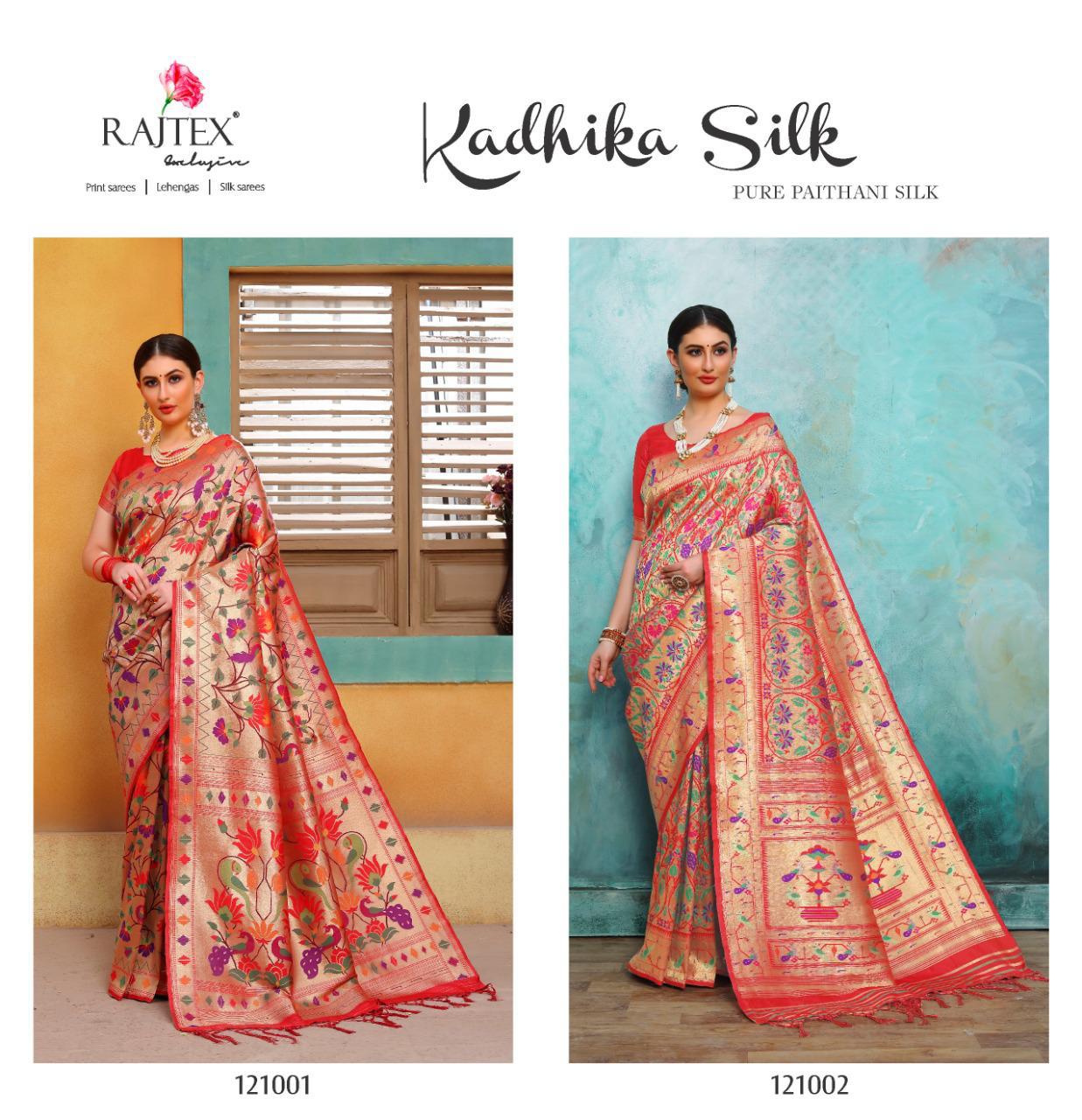 Rajtex Fabrics Kadhika Silk 121001-121002