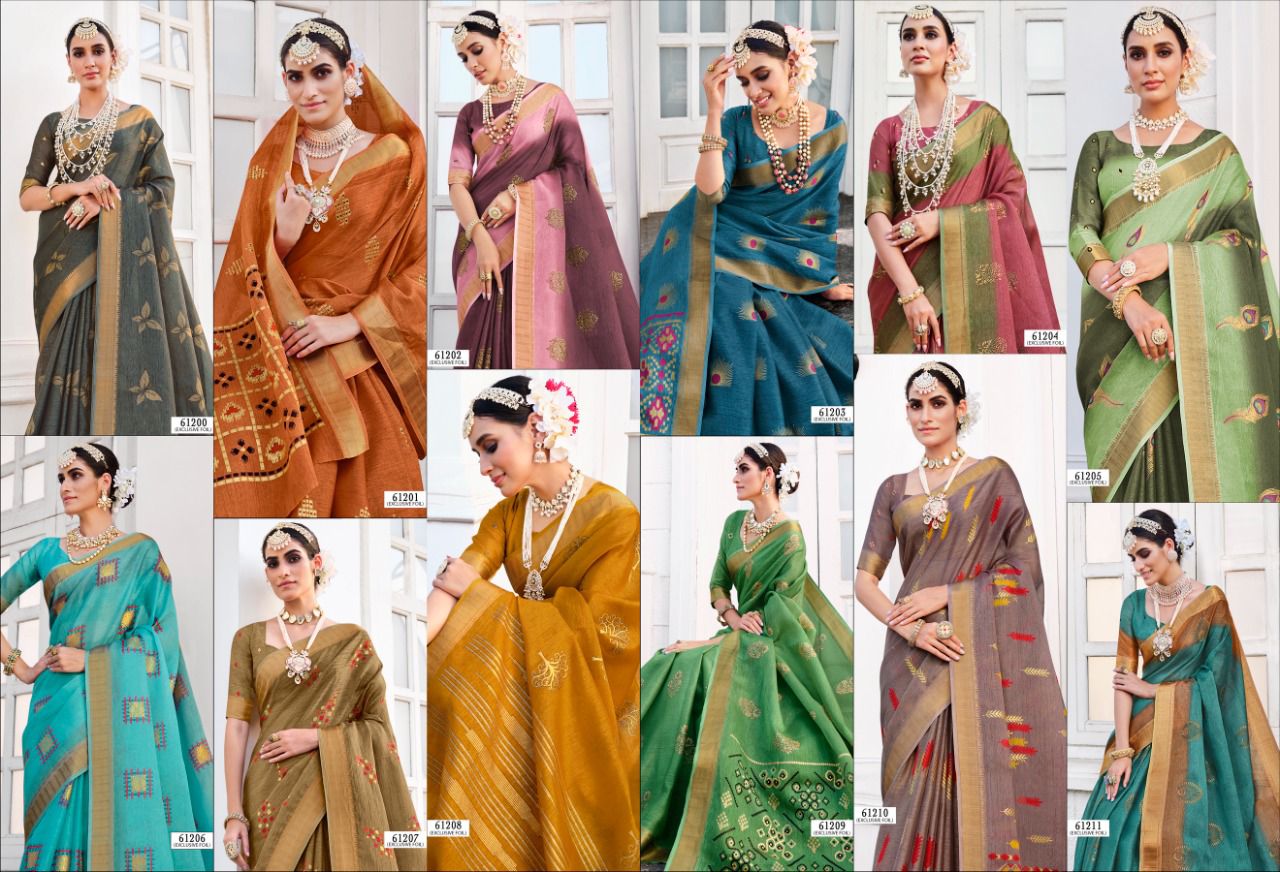Vipul Fashion Resham Silk 61200-61211