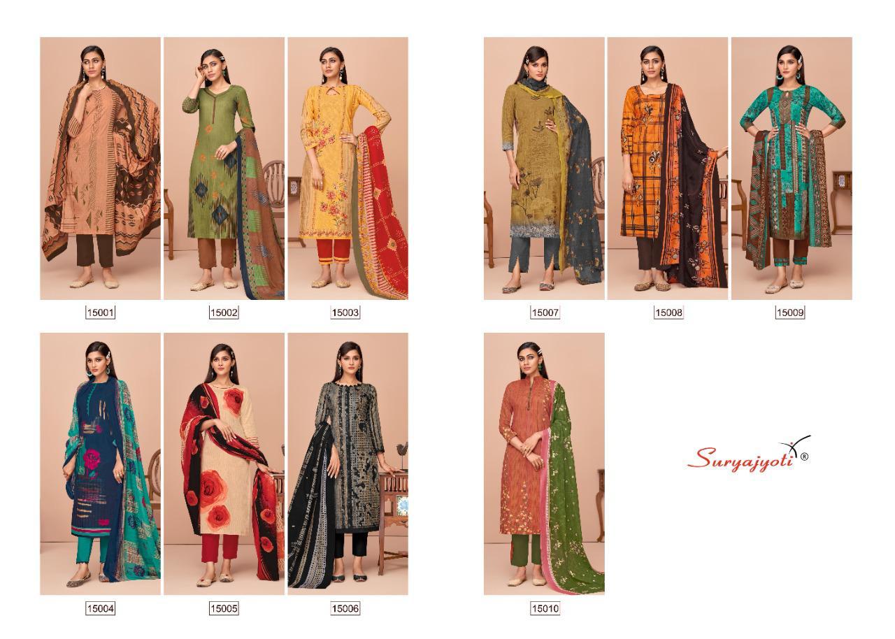 Surya Jyoti Nargis Cotton 15001-15010