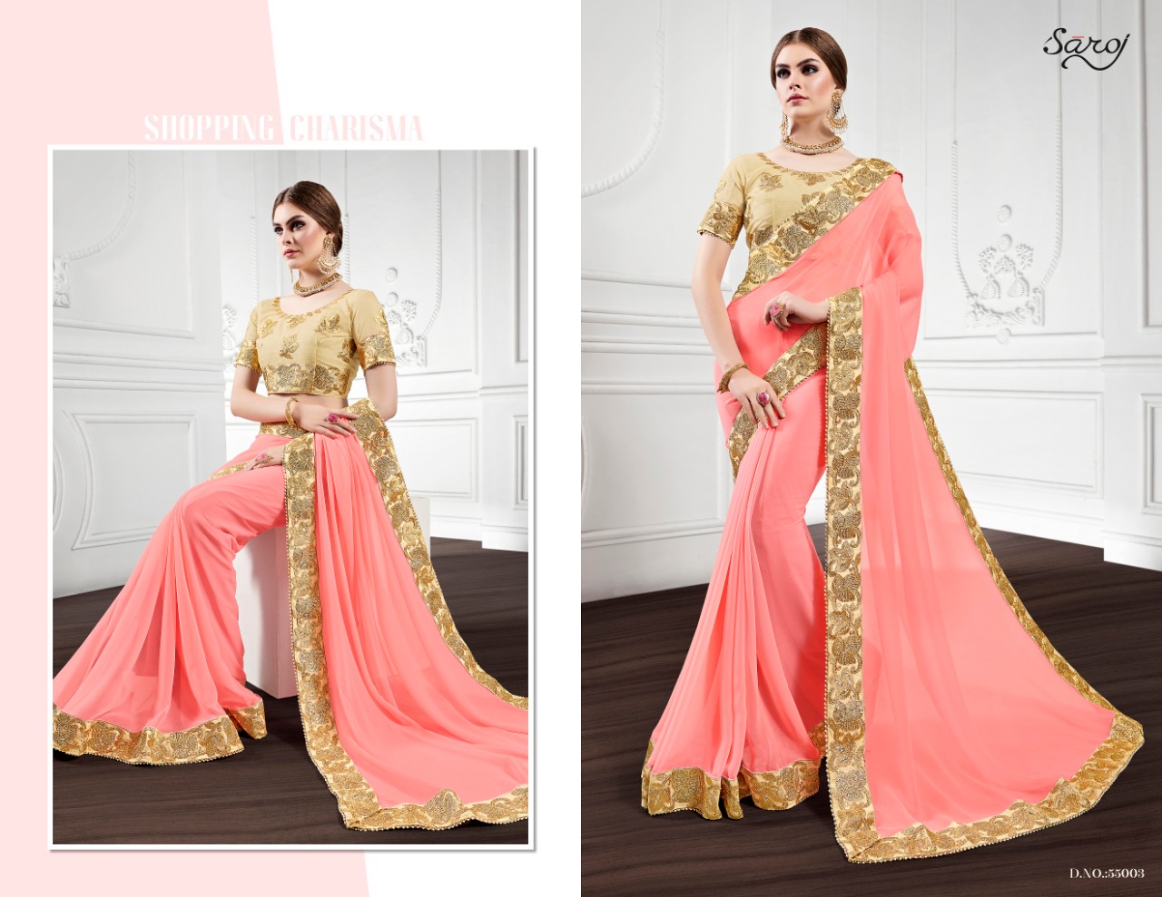 Saroj Saree Indian Fashion 55003