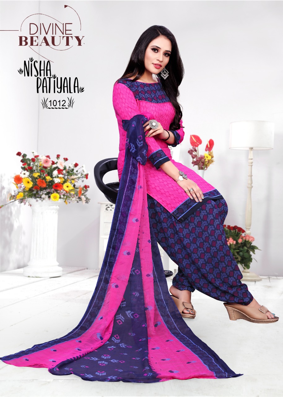 Dhanlaxmi Fashion Nisha Patiyala 1012