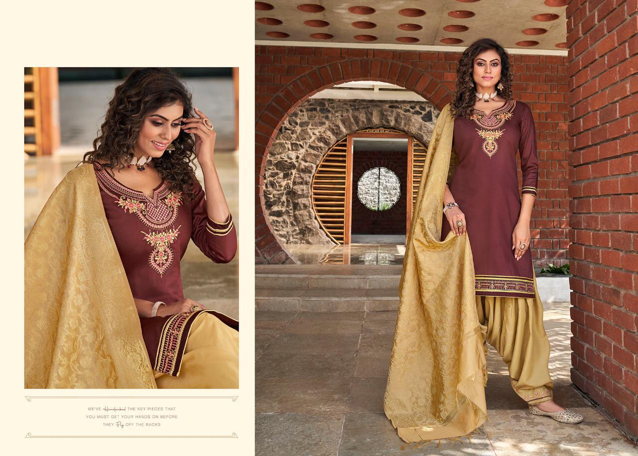 Kessi Fabrics Silk By Patiyala 4004