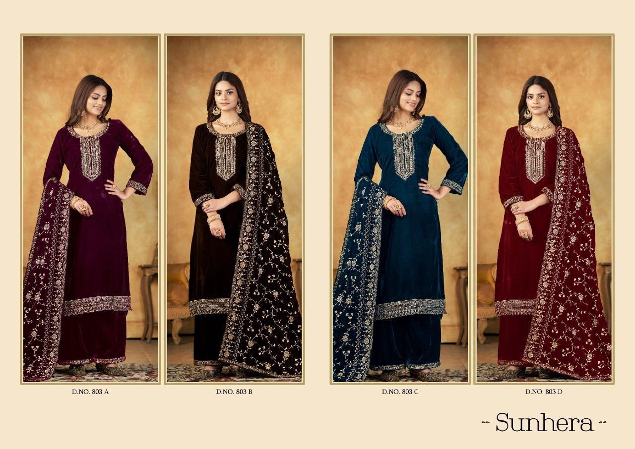 Sargam Prints Sunhera 803 Colors 