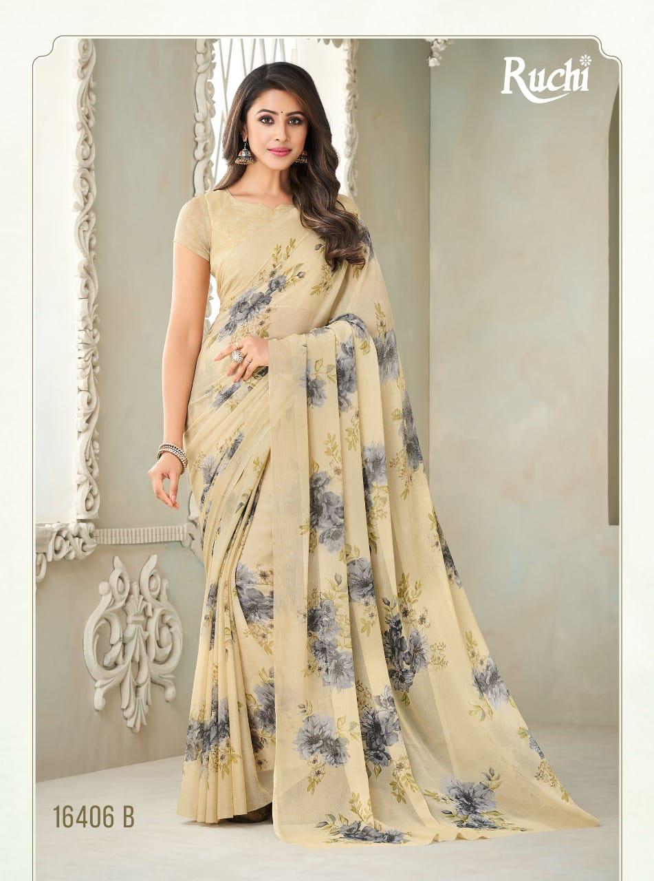 Ruchi Saree Star Chiffon 76 Edition 16406-B