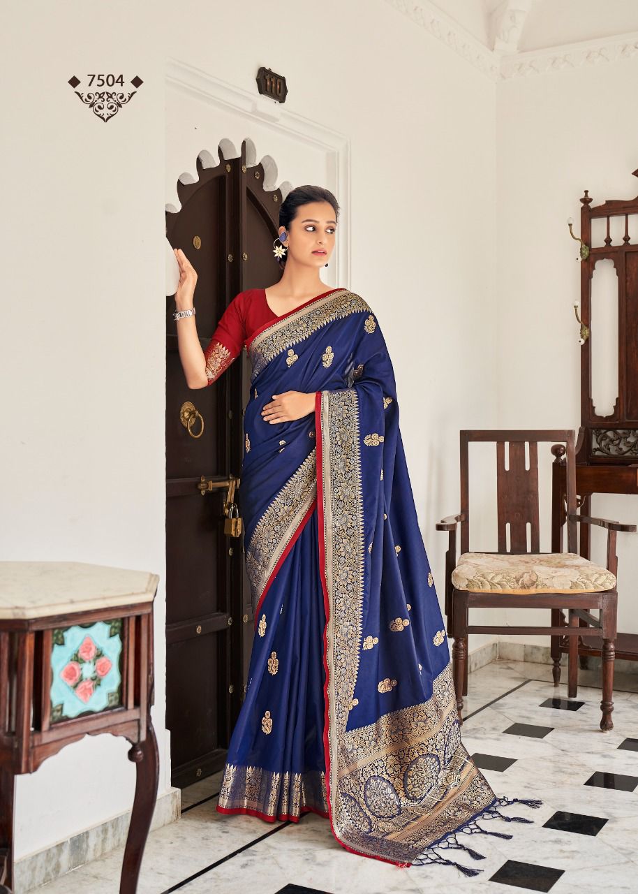 Rajyog Fabrics Ananya Silk 7504