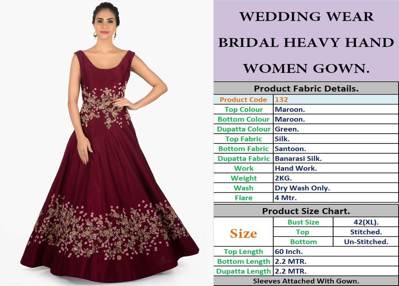 Wedding Wear Bridal Gown Collection 132