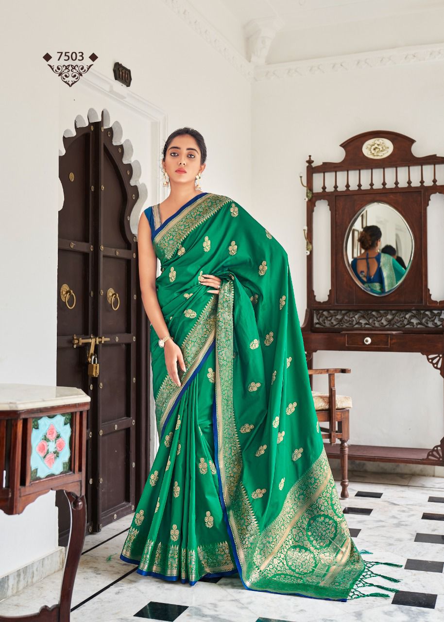 Rajyog Fabrics Ananya Silk 7503