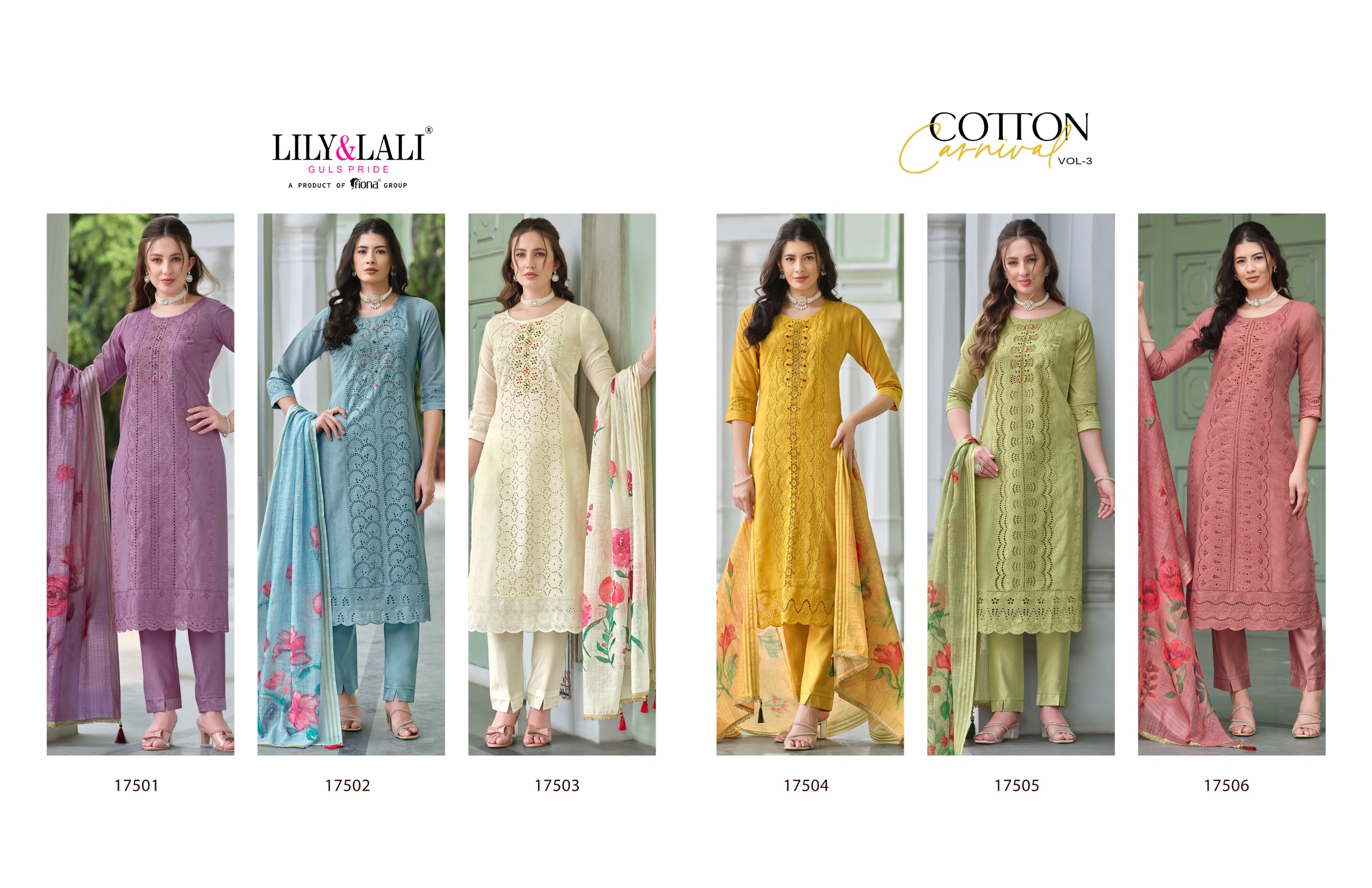 LILY & LALI COTTON CARNIVAL - 3 17501 TO 17506