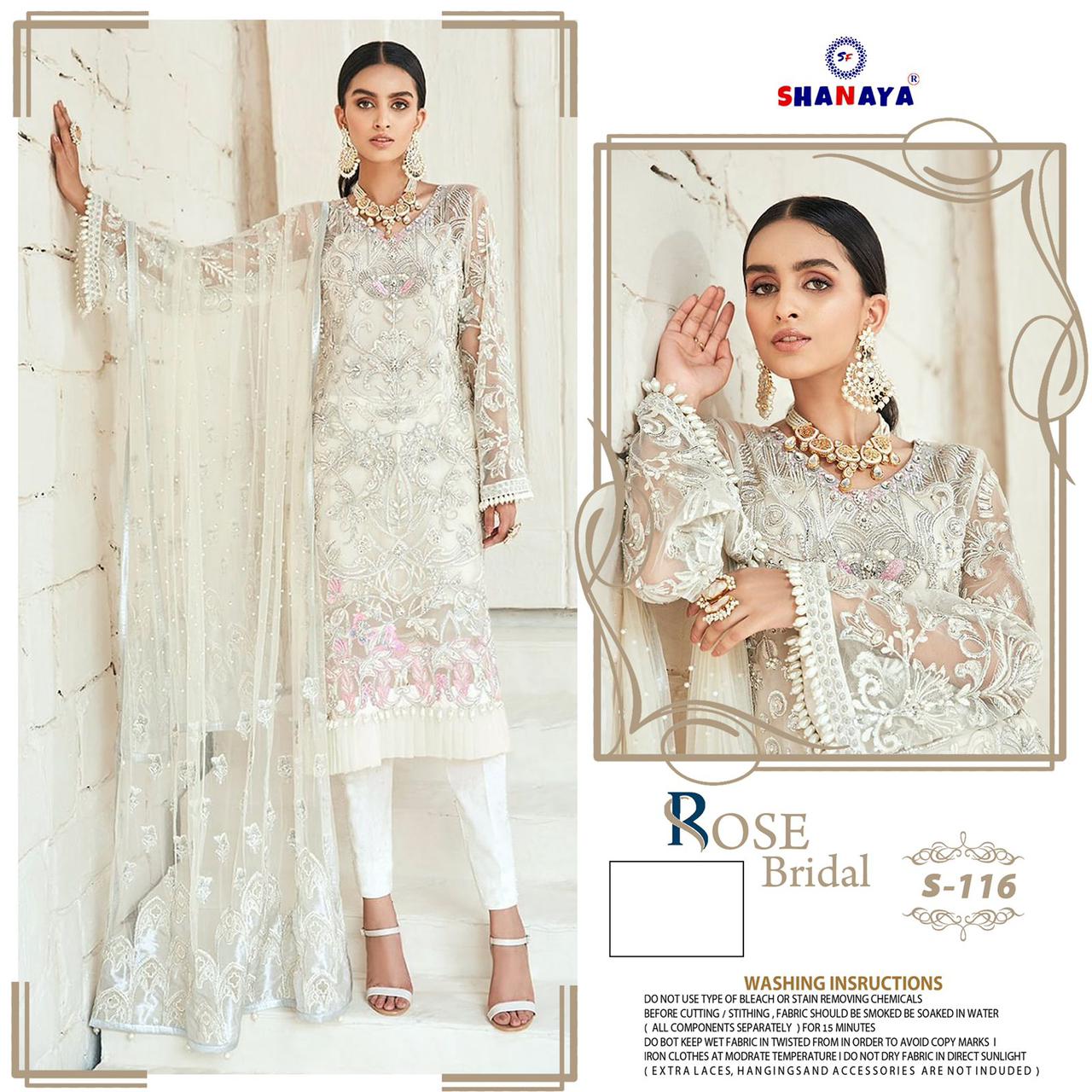 Shanaya Fashion Rose Bridal S-116 Design Salwar Kameez By Shanaya