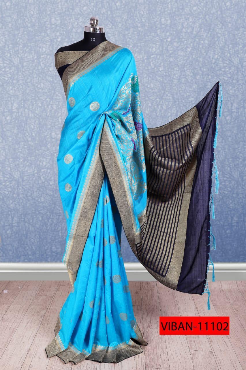 Mintorsi Designer Banarasi Silk Saree 11102