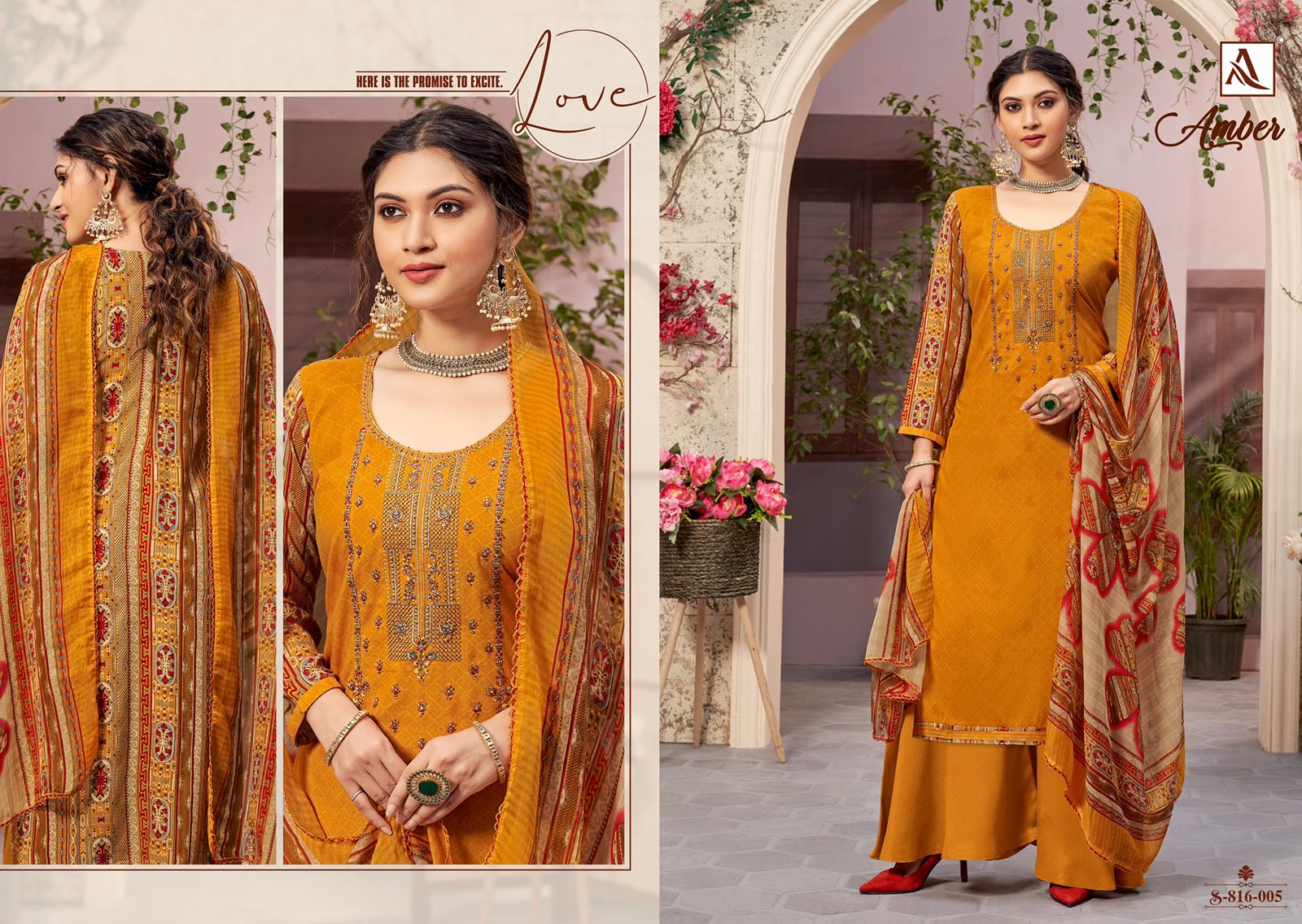 Alok Suits Amber 816-005